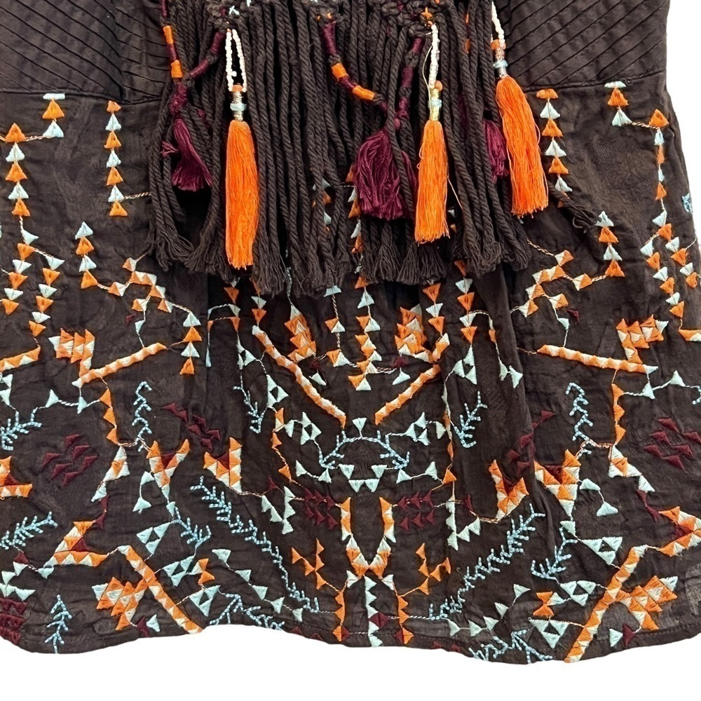 Akemi + Kin “Rigmarole” Boho Top, Size X Small - Picture 7 of 16
